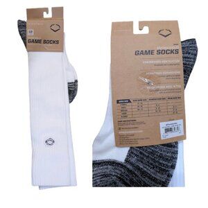 Evergreen Performance White and Gray Socks